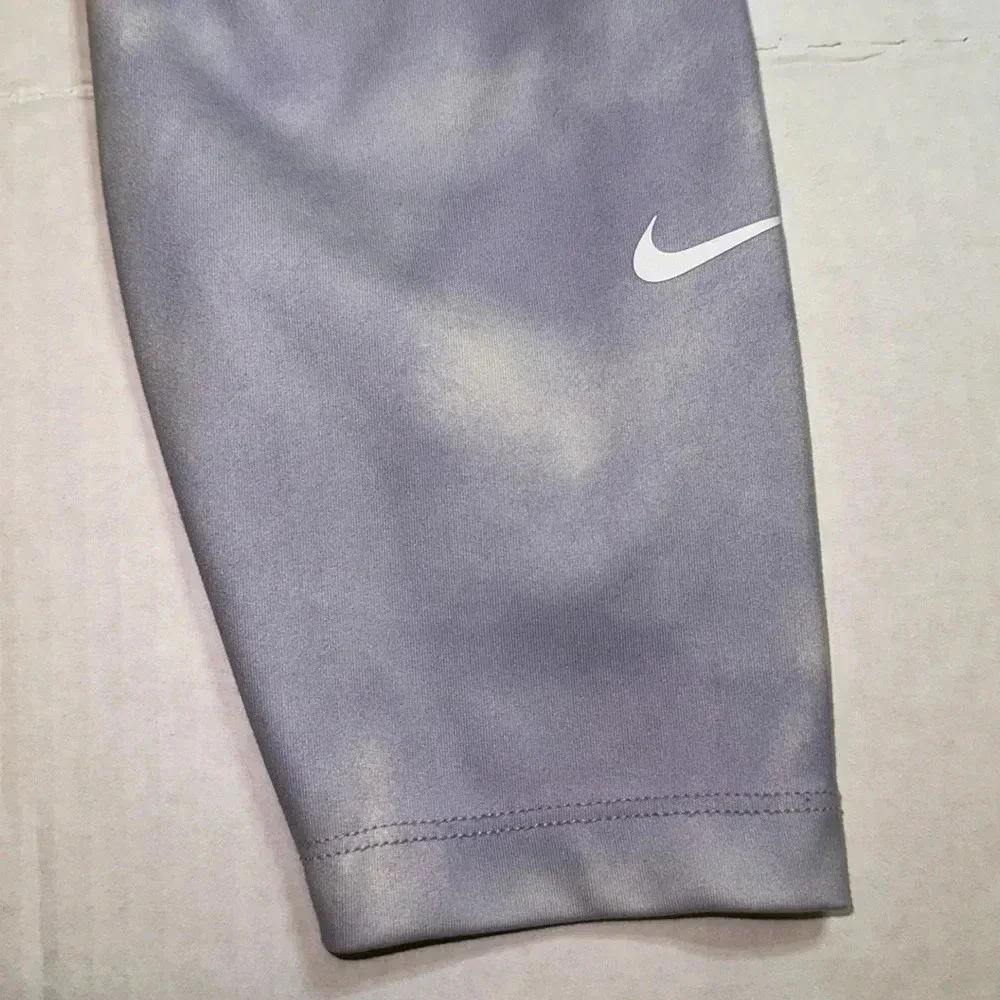Nike Icon Clash Cropped Leggings Workout Training Light Thistle Purple